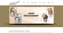 Desktop Screenshot of drmukhirajhospital.com